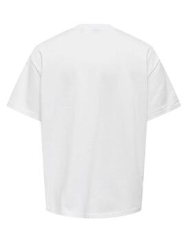 Camiseta Only & Sons 'Millenium' Blanco