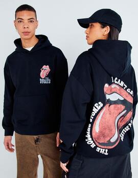 Sudadera Only & Sons 'Rolling Stones' Unisex Capucha Negro