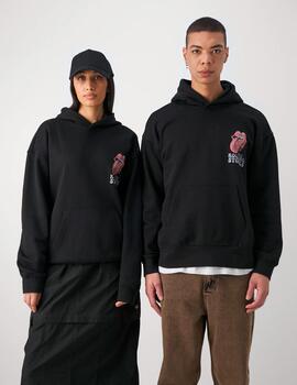 Sudadera Only & Sons 'Rolling Stones' Unisex Capucha Negro