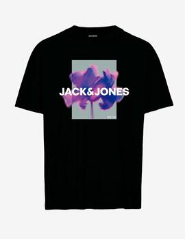Camista Jack & Jones 'Florals' Negro