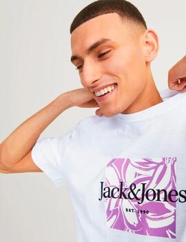Camisetas Jack & Jones 'Lafayette' Blanco