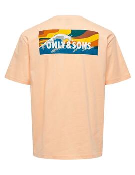 Camiseta Only & Sons 'Keith' Rosa Claro