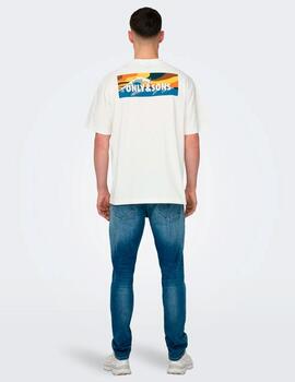 Camiseta Only & Sons 'Keith' Blanco