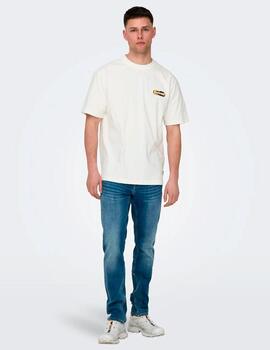 Camiseta Only & Sons 'Keith' Blanco