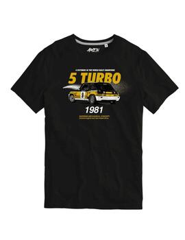 Camiseta A.M.E.N '5 Turbo' Negro