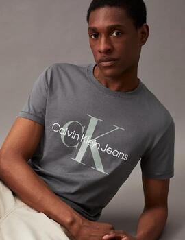 Camiseta Calvin Klein 'Seasonal Monologo' Verde