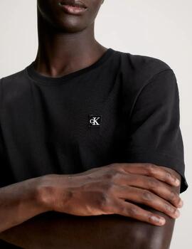 Camiseta Calvin Klein 'Embro Badge' Negro