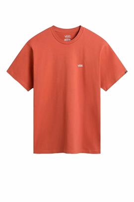 Camiseta Vans 'Left Chest Logo' Naranja