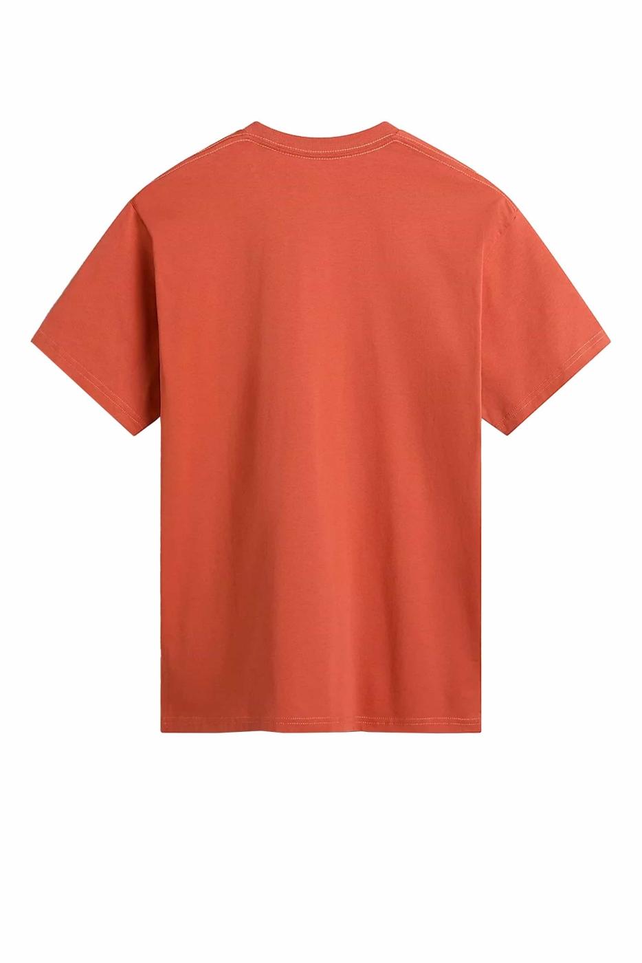 Camiseta Vans 'Left Chest Logo' Naranja