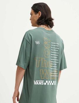 Camiseta Vans 'Posted' Verde