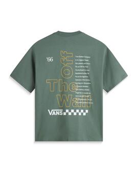 Camiseta Vans 'Posted' Verde