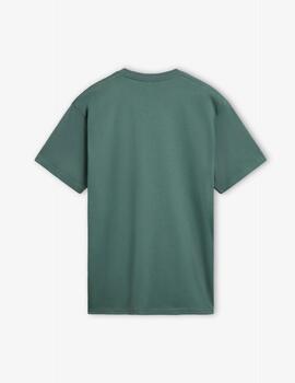 Camiseta Vans 'Left Chest Logo' Verde