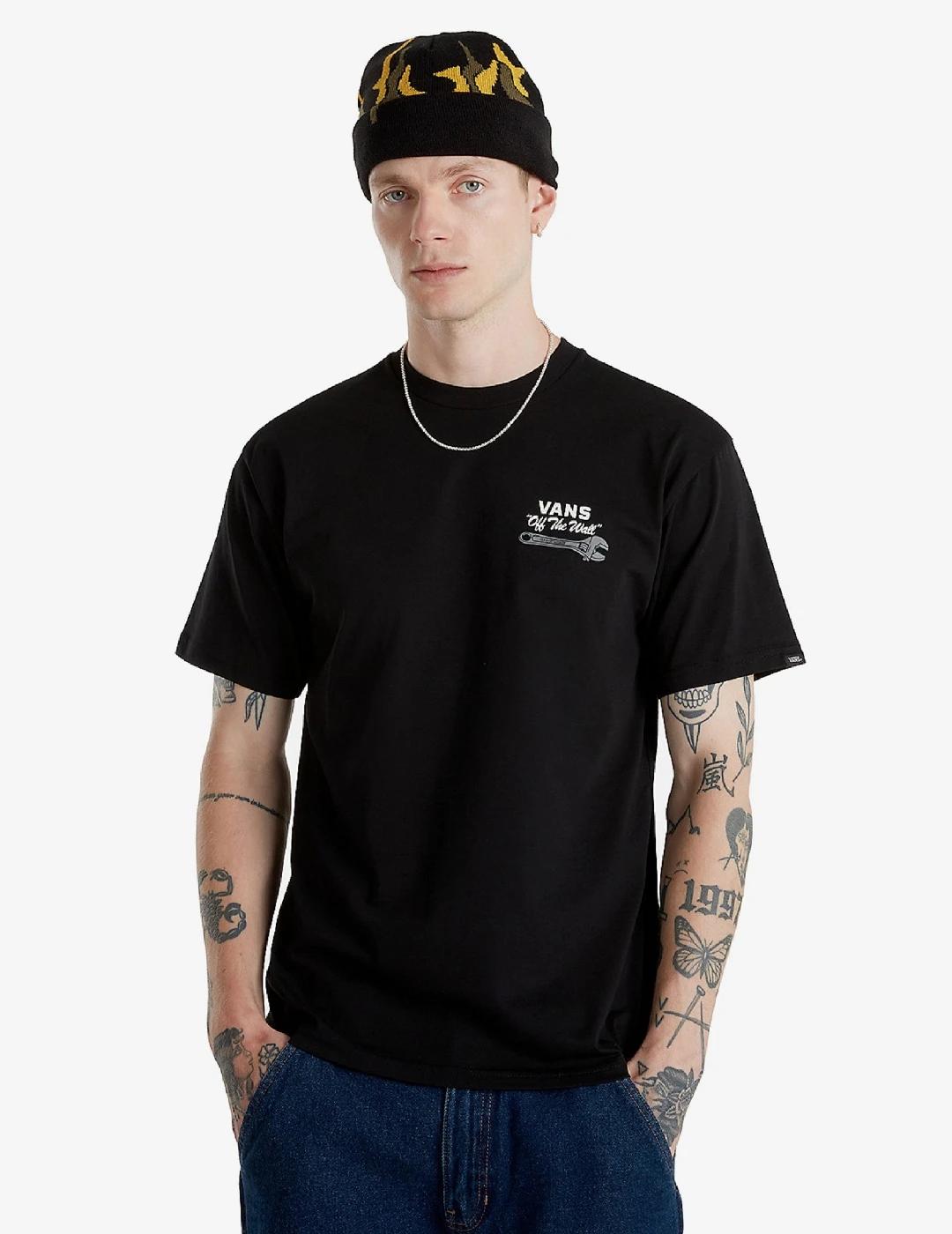 Camiseta Vans 'Wrenched' Negro