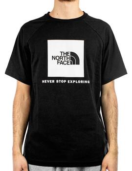 Camiseta The North Face 'Raglan Redbox' Negro