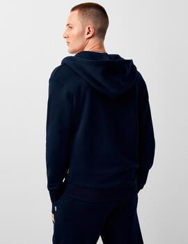 Sudadera Jack & Jones 'Bradley Varsiry' Marino Cremallera