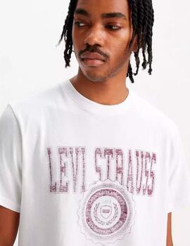 Camiseta Levi´s 'Circle Crest' Blanco