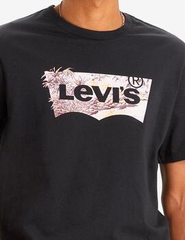 Camiseta Levi´s 'Tropical Batwing' Negro