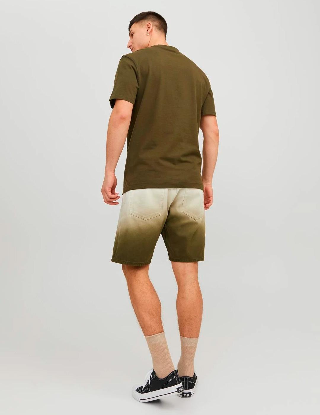 Short Jack & Jones 'Chris' Desteñido Khaki