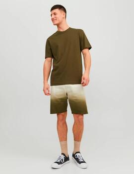 Short Jack & Jones 'Chris' Desteñido Khaki