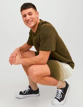 Short Jack & Jones 'Chris' Desteñido Khaki