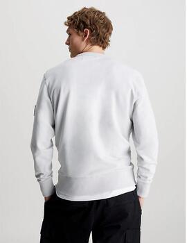 Sudadera Calvin Klein 'Badge' Blanco