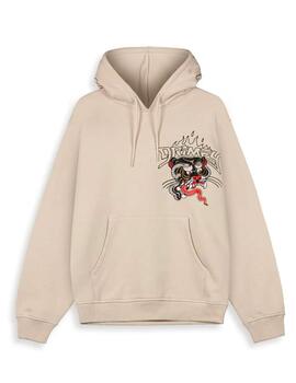 Sudadera Grimey 'Deeper Heavyweight' Capucha Crema