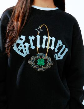 Sudadera Grimey 'Saoirse' Negro