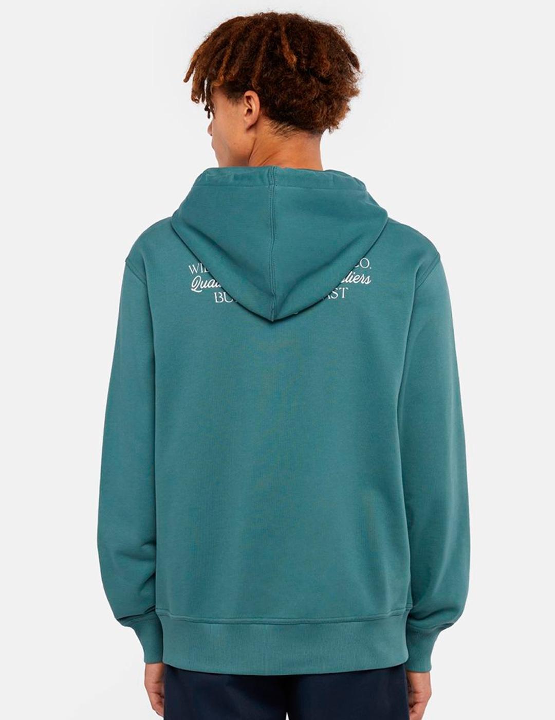 Sudadera Dickies 'Globe' Capucha Verde