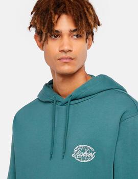 Sudadera Dickies 'Globe' Capucha Verde