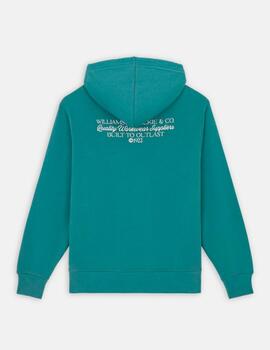 Sudadera Dickies 'Globe' Capucha Verde