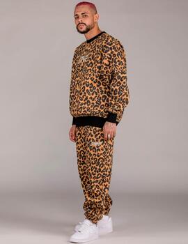 Sudadera Grimey 'Westbound' Print Leopardo