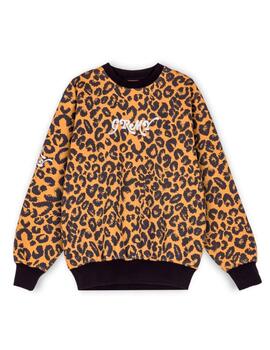 Sudadera Grimey 'Westbound' Print Leopardo