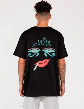 Camiseta Grimey 'The Light Me Up (Fire Route)' Negro