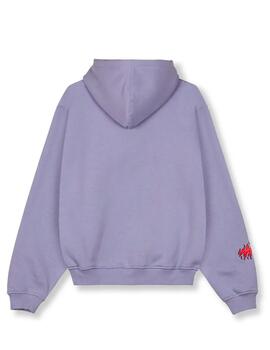 Sudadera Grimey 'Scratching Memories' Capucha Violeta