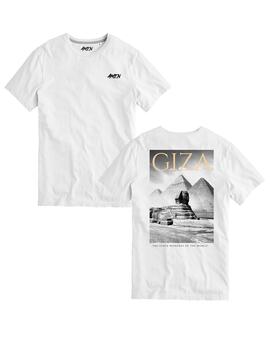 Camiseta A.M.E.N 'Egipto' Blanco