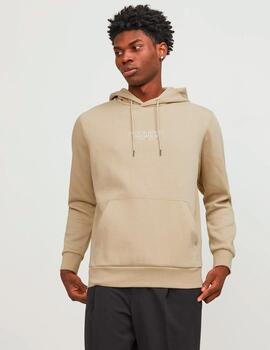 Sudadera Jack & Jones 'Bluarchie' Beige