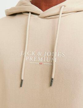 Sudadera Jack & Jones 'Bluarchie' Beige