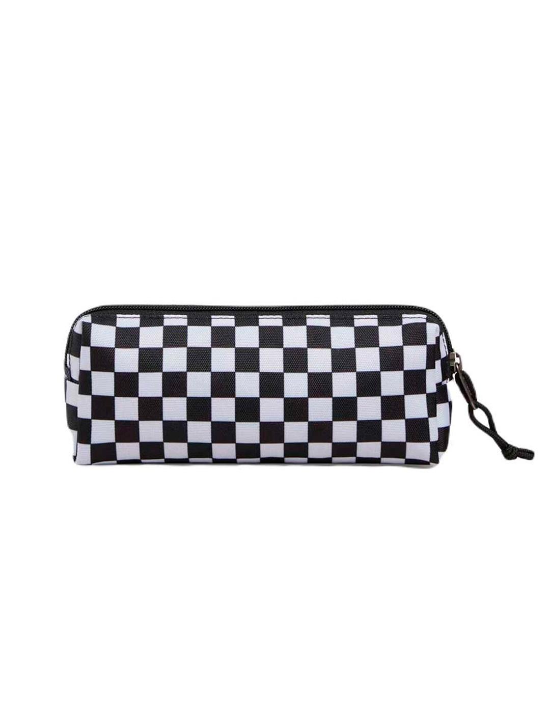 Estuche Vans 'Old Skool' Checkboard Negro Blanco