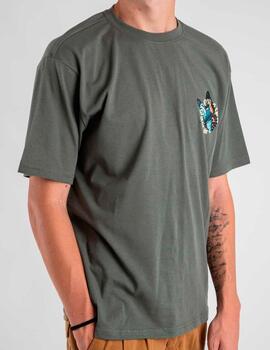 Camiseta Only & Sons 'Keane RLX' Mariposa Gris Verdoso