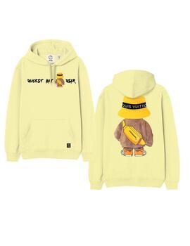 Sudadera TYS 'Bucket Bear' Capucha Amarillo