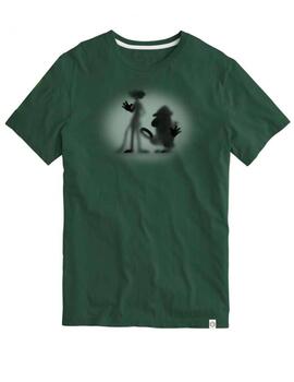 Camiseta TYS 'Shadow' Verde Botella