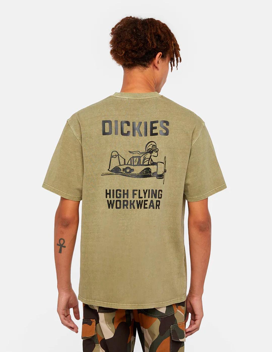 Camiseta Dickies 'High Flying Workwear' Khaki