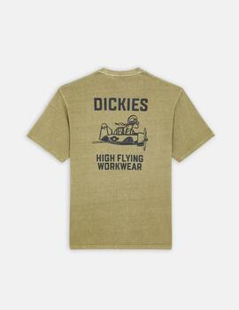 Camiseta Dickies 'High Flying Workwear' Khaki