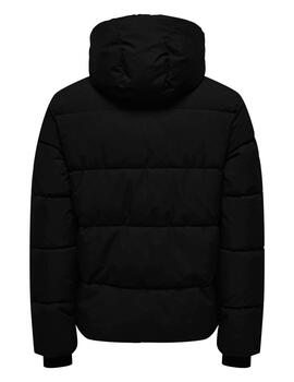 Chaqueta Only & Sons 'Elijah' Capucha Negro