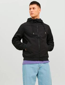 Chaqueta Jack & Jones 'Basic Softshell' Entretiempo Negro