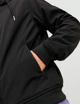 Chaqueta Jack & Jones 'Basic Softshell' Entretiempo Negro