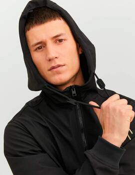 Chaqueta Jack & Jones 'Basic Softshell' Entretiempo Negro