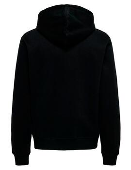 Sudadera Only & Sons 'Curated' Capucha Negro