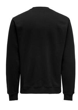 Sudadera Only & Sons 'Curated' Negro