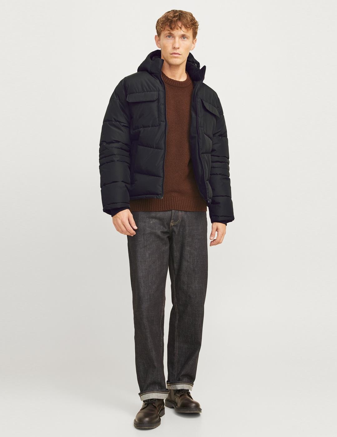 Chaqueta Jack & Jones 'Build Puffer' Negro